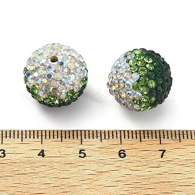 Градиентный дизайн полимерная глина стразы бусины CLAY-NH0001-03A-1