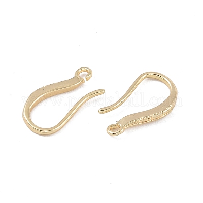 Ganci di orecchini in ottone&nbsp;KK-U008-05G-1