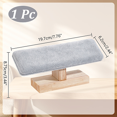 Подставки для бархатных браслетов с наклонной спинкой BDIS-WH0008-11-1