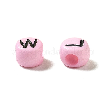 Непрозрачные акриловые бусины OACR-R005-02H-1