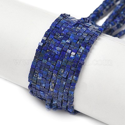 Natürlicher Lapislazuli Perlenstränge&nbsp;G-G271-G07-1x1.5mm-1