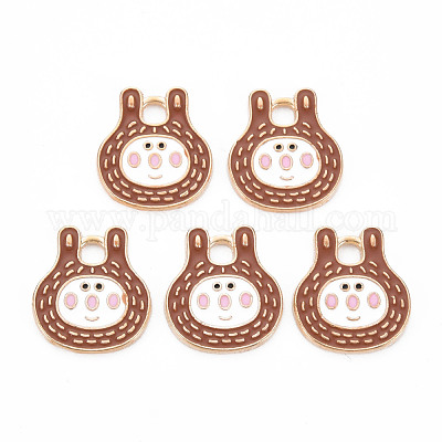 Подвески из эмали и сплава ENAM-N054-67D-NR-1