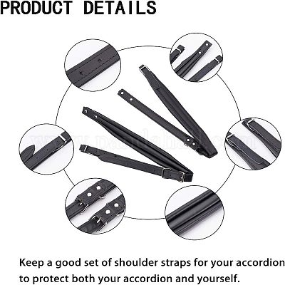 PU Leather Straps FIND-WH0052-84A-1