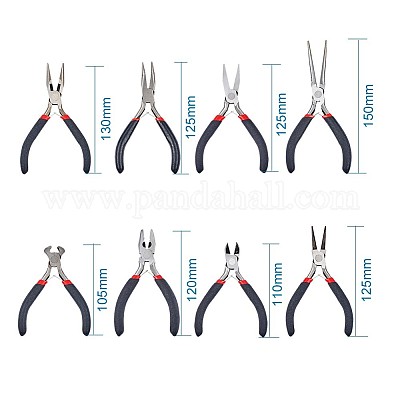 Carbon Steel Jewelry Pliers for Jewelry Making Supplies, Long Chain Nose  Pliers, Needle Nose Pliers, Polishing, 15cm long