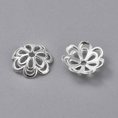 Причудливые шапочки для бус из сплава X-PALLOY-00791-S-RS-1