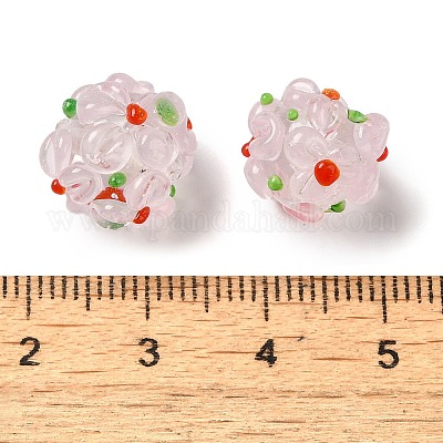 Perles vernissées manuelles&nbsp;LAMP-B025-03A-05-1