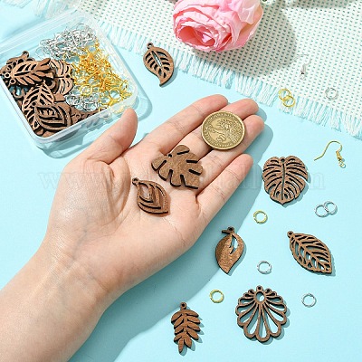 Комплект висячих сережек своими руками DIY-YW0012-01A-1