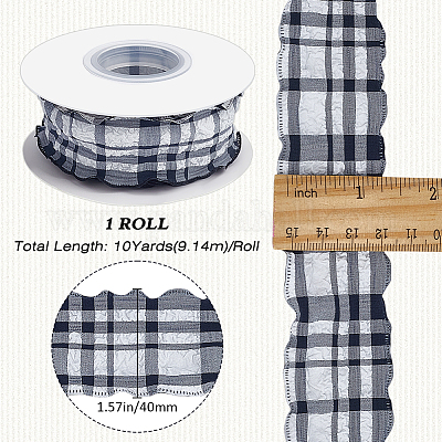 10 м льняной ленты для шитья украшений&nbsp;OCOR-WH20007-03E-1