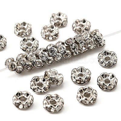 Латунные бусины разделители для поставки стразов&nbsp;RB-A014-L5mm-01P-1