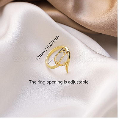 Регулируемые латунные открытые манжеты для женщин OA8783-1