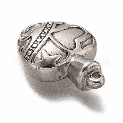 Кабошоны для подвесок из нержавеющей стали 304 для эмали STAS-H126-02AS-1