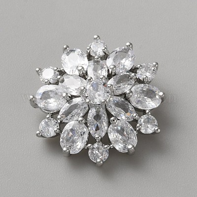 Латунные микро проложить куб кнопки циркония DIY-WH0888-807P-02-1