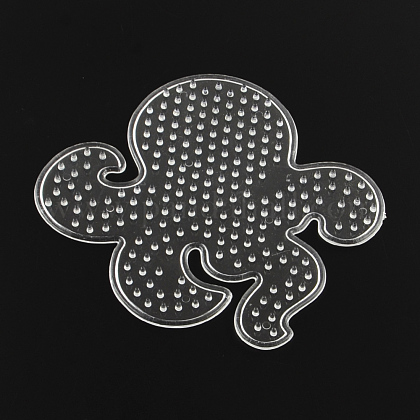 Plaques en plastique de poulpe abc utilisés pour les perles à repasser 5x5mm diy X-DIY-Q009-39-1
