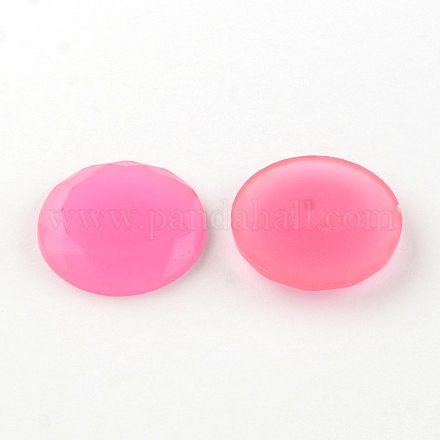Luminous Faceted Acrylic Cabochons ACAB-S004-01-1