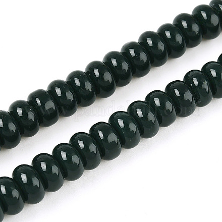 Непрозрачные с напылением стеклянные бусины GLAA-ZX008-8mm-18X-1