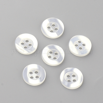 4-Rondelle botones de plástico BUTT-S020-11-12.5mm-1