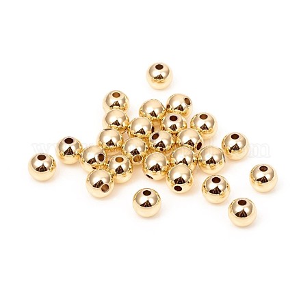Латунные твердые бусины KK-WH0034-02E-G-1