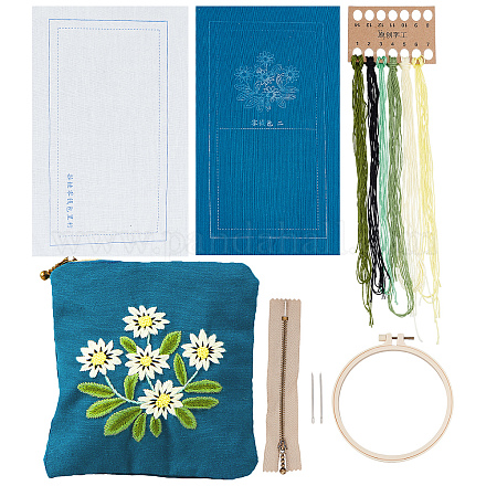 WADORN Coin Purse Embroidery Kit DIY-WH0325-90-1