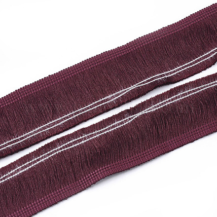 Bordure en polyester avec franges FIND-T032-03G-1
