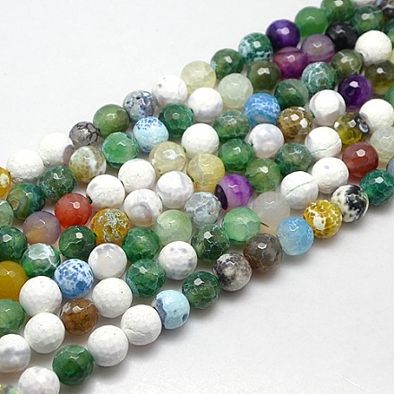 Natural Fire Agate Beads Strands G-L084-12mm-23-1