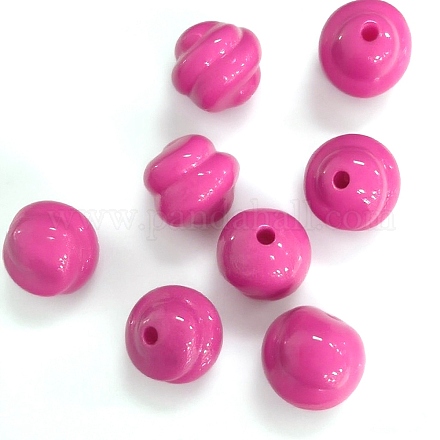 Непрозрачные акриловые бусины OACR-H034-39I-1