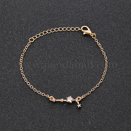 12 браслет созвездия сплава со стразами WG43B2B-10-1