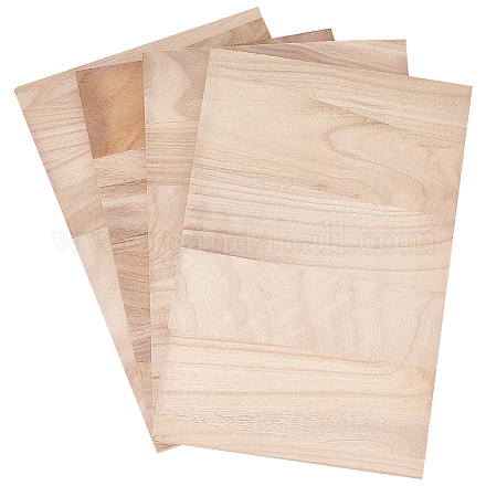 Planches à bois rectangulaires WOOD-WH0131-02C-1