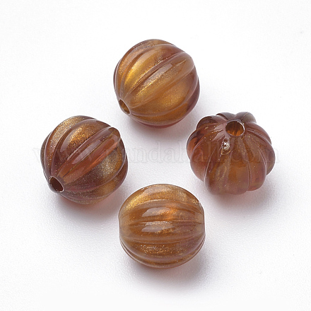 Perles acryliques de couleur bicolore MACR-Q225-27-1