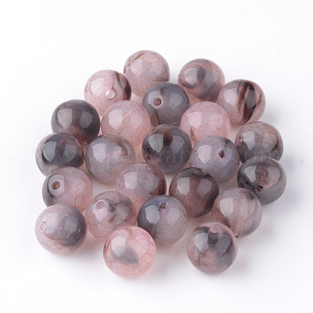 Perles acryliques craquelées OACR-Q135-10mm-01-1