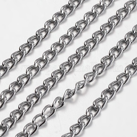 Aluminium Twisted Chains Curb Chains X-CH003Y-15-1