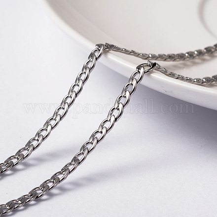 304 Stainless Steel Twisted Chain Curb Chains CHS-L014-04P-1