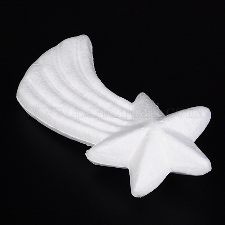 Shooting Star For Christmas Modelling Polystyrene Foam/Styrofoam DIY Decoration Crafts DJEW-M005-21-1