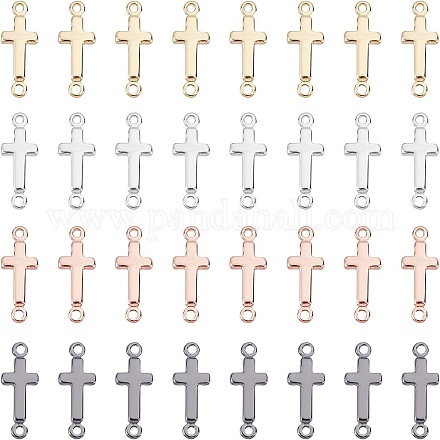 32 шт. 4-х цветные латунные соединительные звенья KK-AR0002-28-1