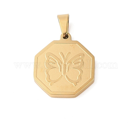 Pendentifs en acier inoxydable&nbsp;STAS-S121-02G-1