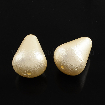 Cuentas de lágrima de perlas de imitación de plástico abs SACR-Q105-20-1