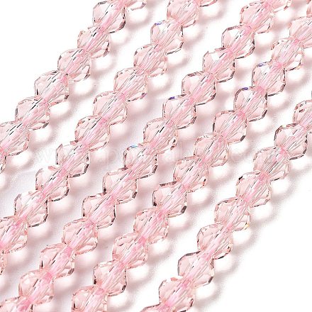 Прозрачные стеклянные бусины GLAA-A014-03A-1