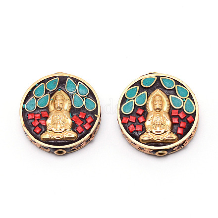 Индонезийские бусины ручной работы KK-WH0041-29-1