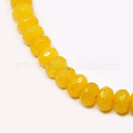 Dyed Natural White Jade Bead Strands G-N0030-8x5mm-14-1