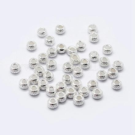 925 Sterling Silver Beads STER-G022-15S-1