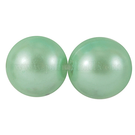 Acrílicos chicle abalorios redondas perlas gruesas para la joya de diy y pulseras X-PACR-24D-29-1