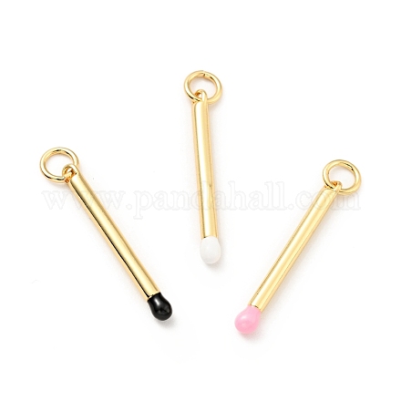 Латунь эмаль подвески KK-G416-36G-1