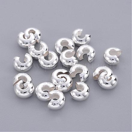 Brass Crimp Beads Covers EC266-2S-1