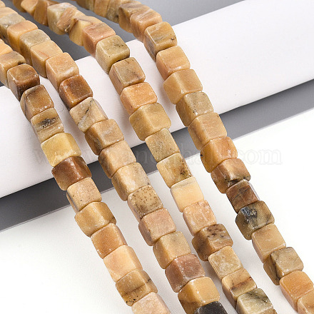 Природные желтые опал бусины пряди G-T140-44A-01-1