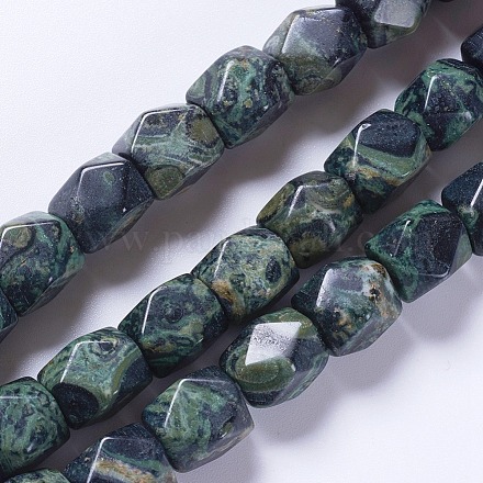 Chapelets de perles de jasper kambaba naturel G-K267-08A-1