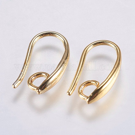 Brass Earring Hooks X-KK-F737-49G-RS-1