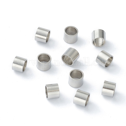 201 Stainless Steel Spacer Beads STAS-B006-12P-1