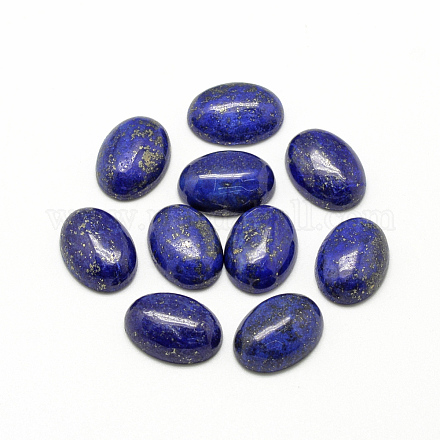 Cabochons en lapis lazuli naturel X-G-R415-14x10-33-1