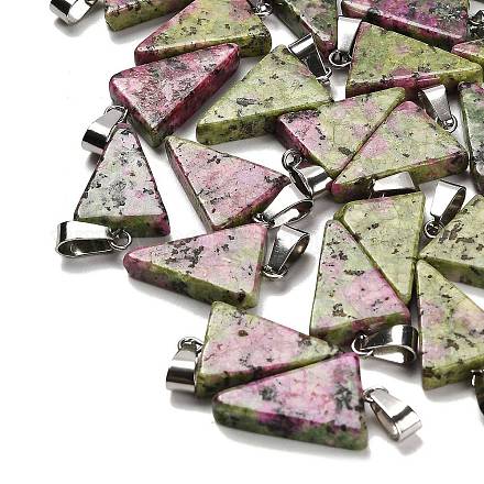 Естественно окрашенные белый нефрит кулоны G-B127-04P-01-1