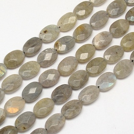 Chapelets de perles en labradorite naturelle  G-J154-04-1