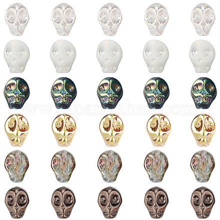 Гальванические стеклянные бусины&nbsp;EGLA-SC0001-03-1